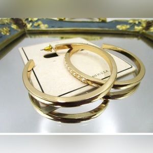 🦋New Cherie New York Fashion Hoop Earrings